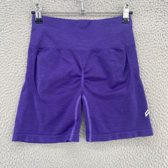 Oner Active Shorts Women Small Amethyst Effortless Seamless Scrunch Bum Ahtletic - Picture 3 of 11